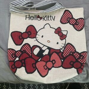 Hello Kitty Tote Bag with Red Bows